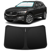 INSAUTO front view of custom-fit shade on Volvo XC60, protects interior from sun