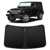 INSAUTO windshield front view showing full fit and clean coverage benefit