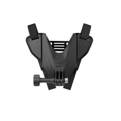 Insta360 chin mount close texture shot highlighting robust materials and durable finish for long wear