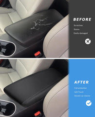 INTGET close-up of black stitching detail for refined interior look