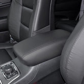 INTGET front view of console cover shows full-fit protection and sleek look