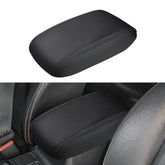 INTGET front view of console cover showing fit and contrast stitching benefit