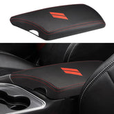 INTGET front view of center console cover showing fit and red accents