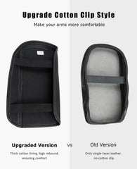 INTGET smooth PU leather texture close-up highlighting premium look and easy cleaning