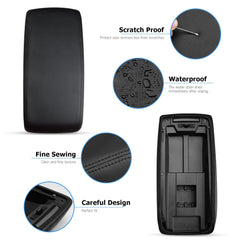 INTGET hand on armrest for scale showing improved comfort and padded support