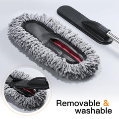 IPELY extendable handle extended to reach high spots for easier access