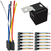 iRhapsody relay kit front view showing twelve relays and harness for quick installation