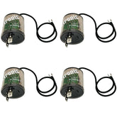 iRhapsody front view of four relays showing compact design and easy replacement