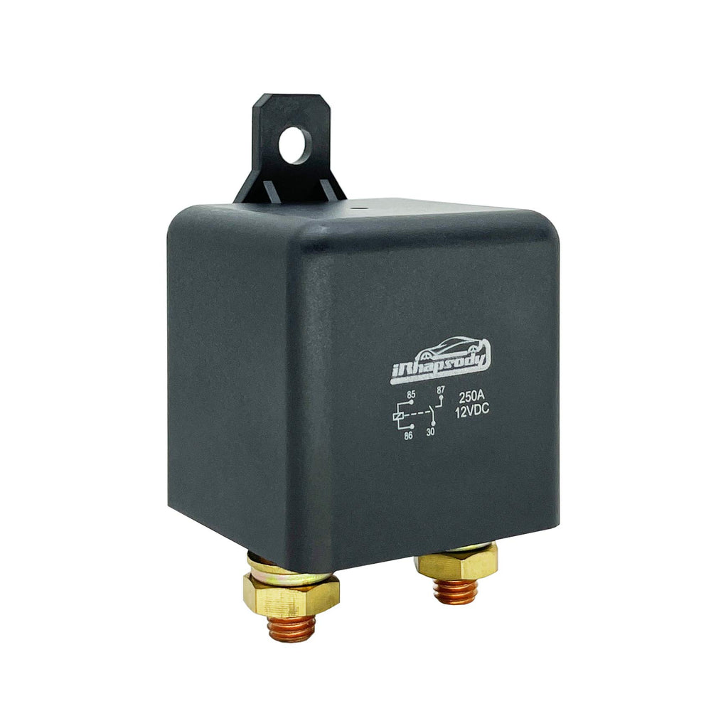 iRhapsody relay front view showing label and robust casing for reliability
