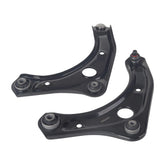 IRONTREE front lower control arms packaging showing included left and right parts and benefits