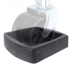 iSaddle front view of dual-wheel dock showing sturdy design and secure fit