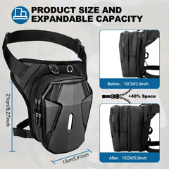 ISEYOU expanded main compartment demonstrating increased storage capacity benefit