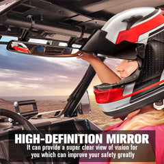 ISSYAUTO close-up of convex glass lens for wide clear vision