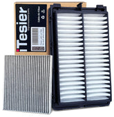 ITESIER front packaging showing both engine and cabin filters and quick fit benefit