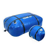 ITRAZ front view of full 60 gallon bladder showing shape and seams for reliable storage