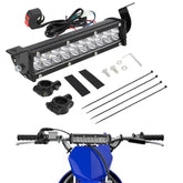 IUVWISN front view mounted on handlebars showing secure fit and brighter trail visibility