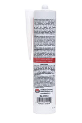 J-B Weld silicone bead applied to metal flange demonstrating strong, heat-resistant seal