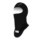 J-RACING front view balaclava showing seamless fit and low profile