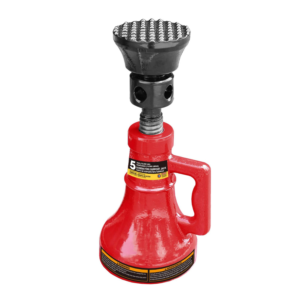 Jack Boss front view red showing stable support and professional finish