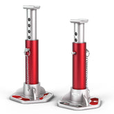 Jack Boss front view of pair showing compact, portable design and stability