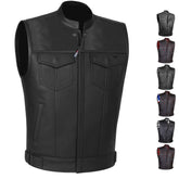 Jackets 4 Bikes SOA vest front view showing storage and style benefits