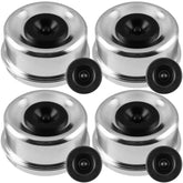 JADODE front view of four dust caps showing durable protection