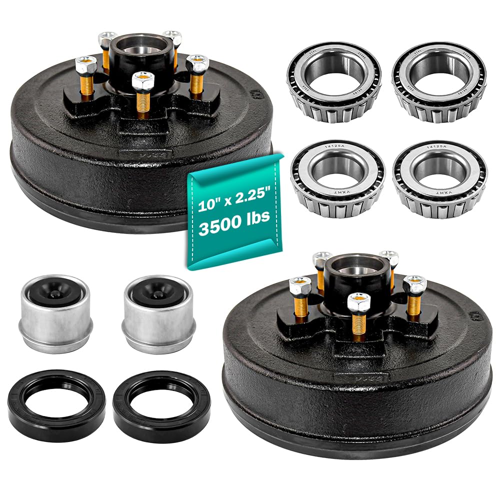 JADODE front view hub drum kit showing complete assembly and quick install benefit