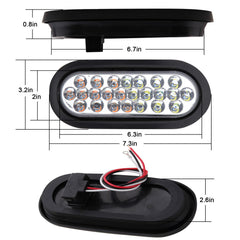 Jamarco close-up of 24 LEDs and sealed lens highlighting durable build and weather resistance