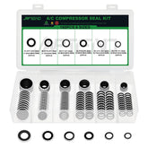 Japtend front packaging showing full 160-piece A/C washer kit and benefits