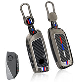 Jaronx front view of BMW key fob cover showing polished finish and buttons