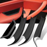 Jaronx front driver handle cover showing clean OEM look and improved grip