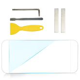 Jaronx front view sun visor mirror glass showing precise fit benefit