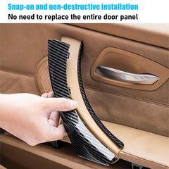 Jaronx installation in car snapped onto handle demonstrating quick five-minute upgrade