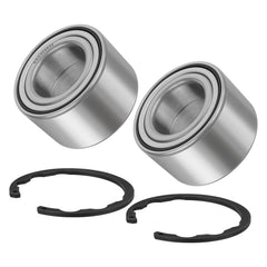 JAVIK bearing close-up of stainless steel seal cover for improved debris protection