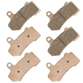 JAVIK front and rear brake pads kit showing full packaging and contents, reliable replacement
