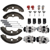 JAVIK front brake kit packaging showing full contents and ready-to-install benefit