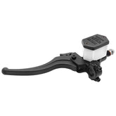 JAVIK front brake master cylinder front view showing solid aluminum construction and reliable fit