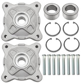 JAVIK front hubs front view showing direct-fit OEM replacement benefit