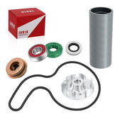JAVIK front packaging showing complete water pump rebuild kit and compatibility list, clear labeling benefit