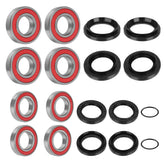 JAVIK kit packaging showing complete front and rear bearings provides OEM-fit assurance