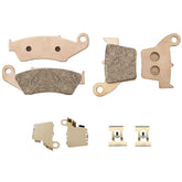 JAVIK front and rear pad set in package showing complete replacement kit benefits
