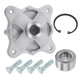 JAVIK rear hub front view showing mounting points and OEM fitment benefit