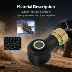 JAVIK tie rod end installed on Ranger front assembly restoring steering precision