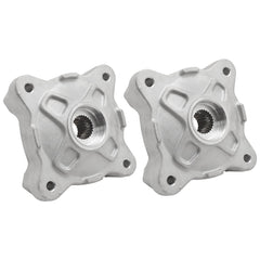 JAVIK wheel studs and retaining rings neatly arranged for easy installation