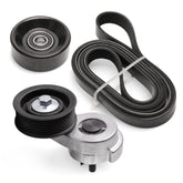 JAVOUKA front packaging of belt tensioner kit showing complete contents and accurate fit