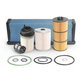 JAVOUKA front packaging showing complete Freightliner Cascadia filter kit benefit: ready-to-use set