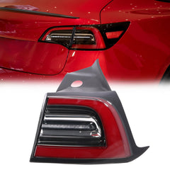 JAVOUKA passenger side tail light front view showing OEM fit benefit