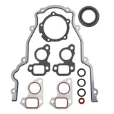 JAVOUKA timing cover gasket kit front view showing complete set and fit benefits