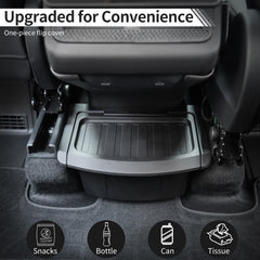 Jawjut installed behind Model Y Juniper rear armrest saving legroom