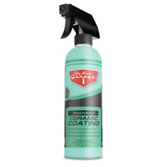 Jay Leno's Garage microfiber application showing streak-free finish benefit